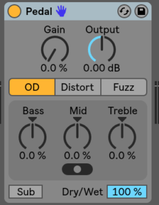 Ableton's Pedal